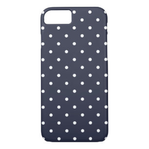 Coque iPhone 8/7 caisse bleue classique de l'iPhone 7 de point de