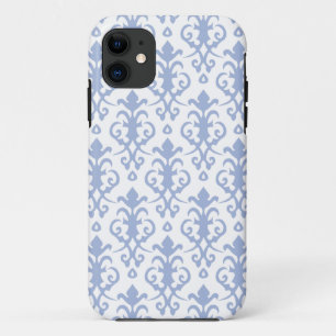 Etui iPhone Case-Mate Caisse bleue de l'iPhone 5/5S de damassé de