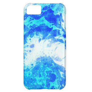 Coque iPhone 5C Caisse bleue de l'iPhone 5 de colorant de cravate