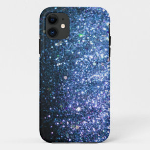 Coque Case-Mate Pour iPhone Caisse bleue de l'iPhone 5 de couverture de Bling