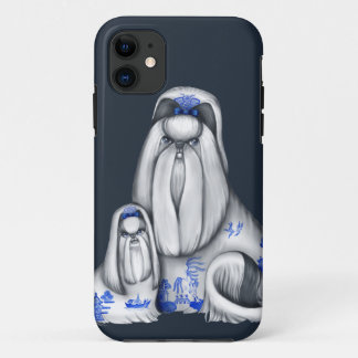 Case-Mate iPhone Case Caisse bleue de l'iPhone 5 de Shih Tzus de saule