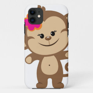 Coques Pour iPhone Caisse Brown de téléphone de l'iPhone 5 de singe