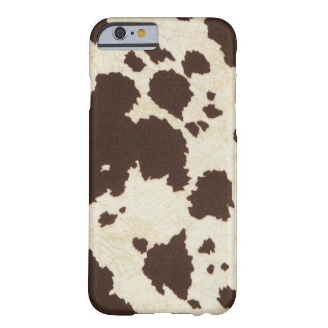 Coques Case-Mate iPhone Caisse Brown d'IPhone 6 d'impression de vache (Dos)