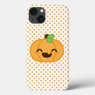 Etui iPhone 13 Caisse d'air d'iPad de citrouille de Kawaii