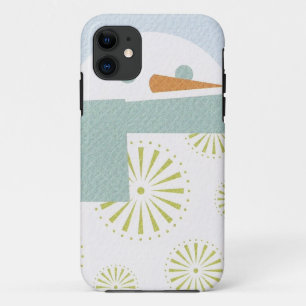 Coques Pour iPhone Caisse de bonhomme de neige d'hiver