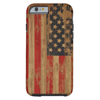 Coque iPhone 6 Tough Caisse de drapeau américain