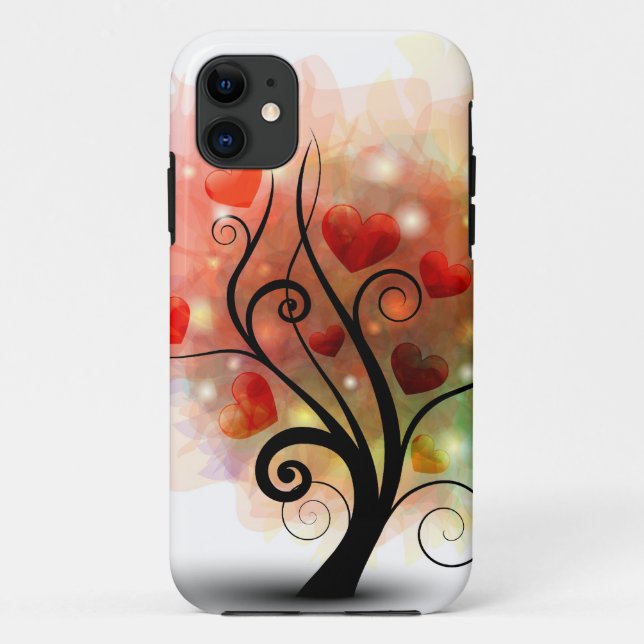 Coques Case-Mate iPhone Caisse de l'arbre iPhone4 de coeur (Dos)