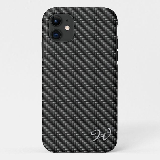 Coques Case-Mate iPhone Caisse de point de la fibre 2 de carbone (Dos)
