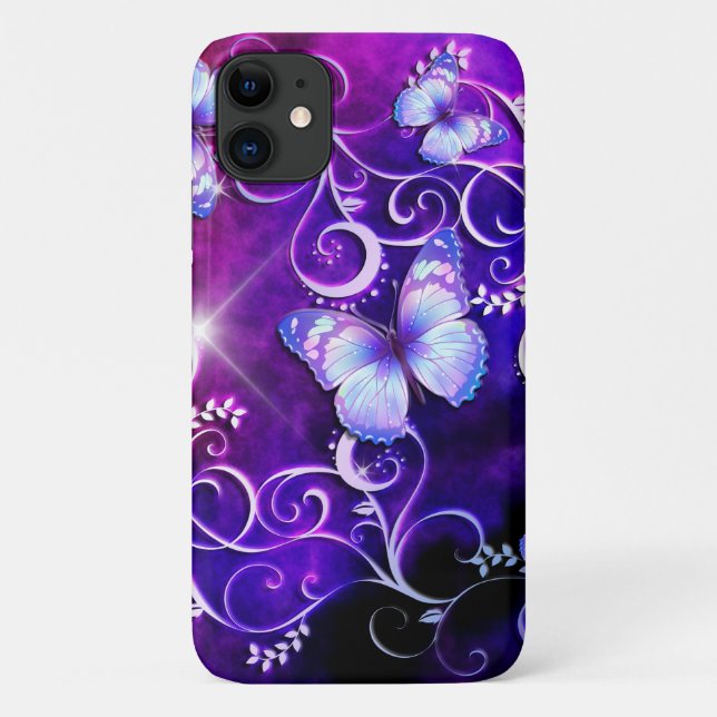 Coques Case-Mate iPhone Caisse de point de l'art 3 de papillon (Dos)