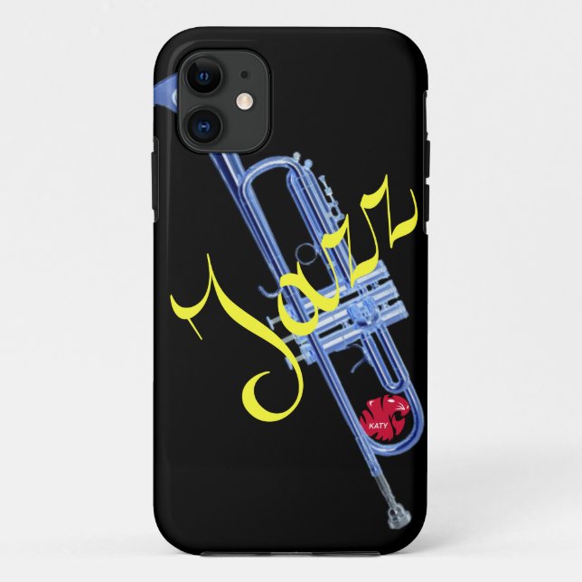 Coques Case-Mate iPhone Caisse de trompette de Katy de jazz (Dos)