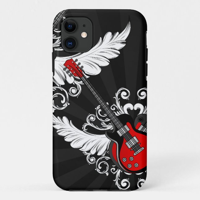Coques Case-Mate iPhone Caisse des guitares à ailes par cru iPhone5 de (Dos)