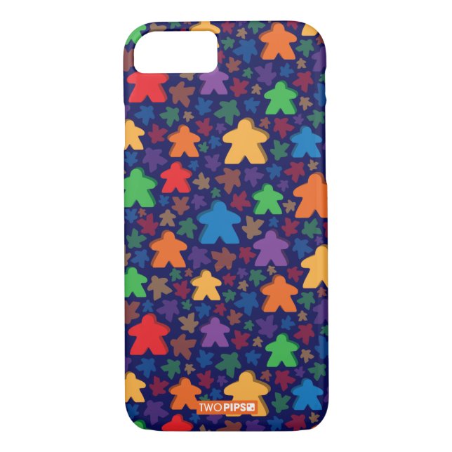 Coques Case-Mate iPhone Caisse d'impression de Meeple (Dos)