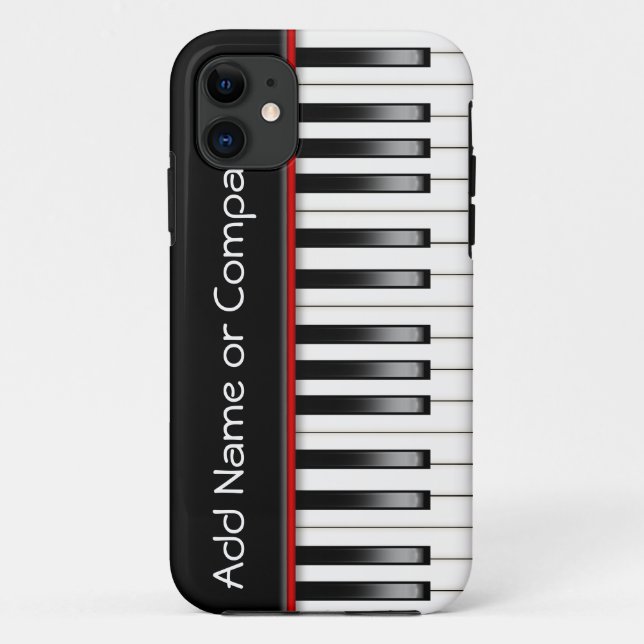 Coques Case-Mate iPhone Caisse du téléphone 5 du piano I personnalisée (Dos)