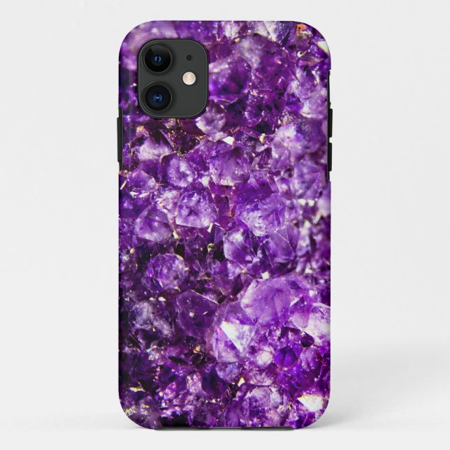Coques Case-Mate iPhone Caisse en pierre violette (Dos)