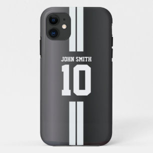 Case-Mate iPhone Case Caisse foncée blanche de l'iPhone 5 de Jersey de