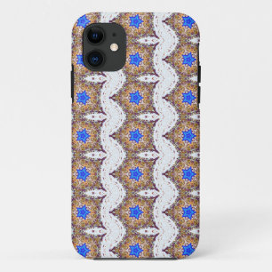 Coques Pour iPhone caisse géométrique d'étoile bleue