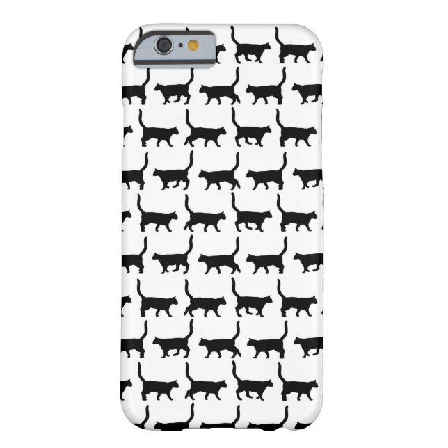 Coques Case-Mate iPhone Caisse mignonne S de l'iPhone 6 de chats noirs de (Dos)