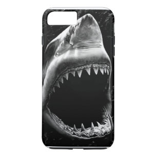 Coque Case-Mate Pour iPhone Caisse noire de l'iPhone 7 de requin