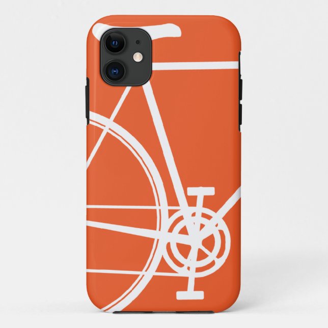 Coques Case-Mate iPhone Caisse orange de l'iPhone 5 de bicyclette (Dos)