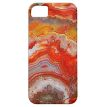 "Caisse orange de téléphone "