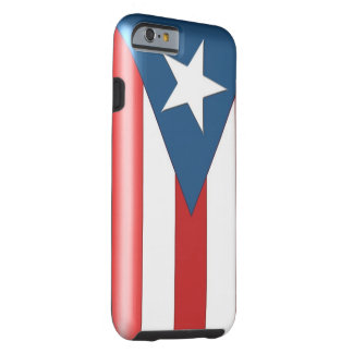 Coque Tough iPhone 6 Caisse portoricaine de drapeau pour le NOUVEL