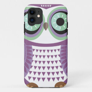 Coque Case-Mate Pour iPhone Caisse pourpre de l'iPhone 5 de hibou