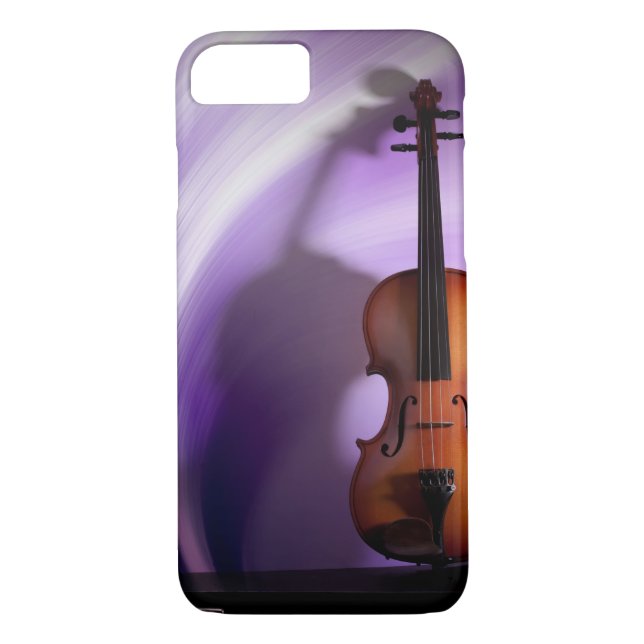 Coques Case-Mate iPhone Caisse pourpre de téléphone de violon (Dos)