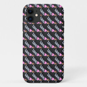 Etui iPhone Case-Mate caisse rose de coeurs d'amour