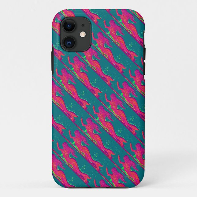 Coques Case-Mate iPhone caisse rouge de sirènes (Dos)