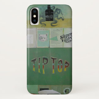Coque iPhone X Caisse velue superbe de cellules de Kitty