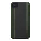 Caisse verte et noire de l'iPhone 4 de fibre de