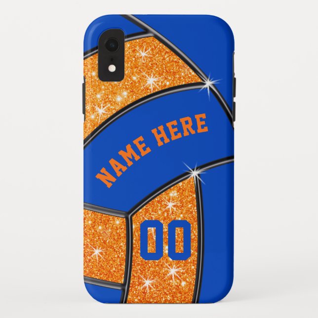 Coques Case-Mate iPhone Caisses personnalisées de téléphone de volleyball, (Dos)
