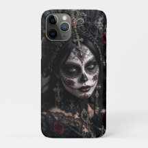 Calavera Gothique Cramoisi – Rose Noire
