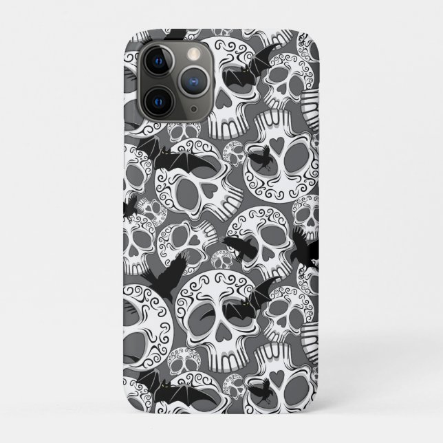 Coques Case-Mate iPhone Calaveras décoratives Halloween (Dos)