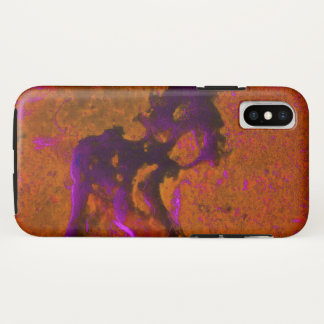 Case-Mate iPhone Case Calcaire Abstrait dans les violets et l'orange brû
