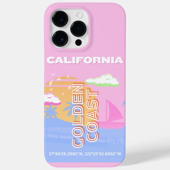 Coques Case-Mate iPhone Californie, Art de voyage, Prépa (Verso)