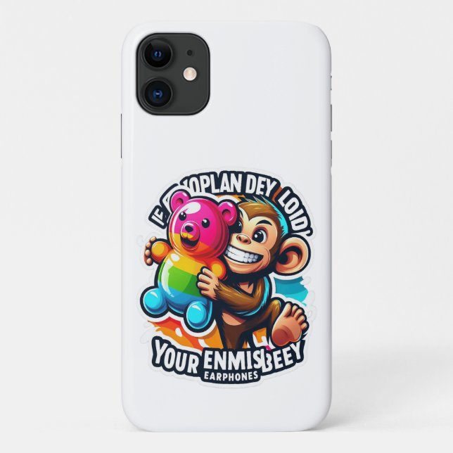 Coques Case-Mate iPhone Calm Confidence Monkey  iPhone / iPad case (Dos)