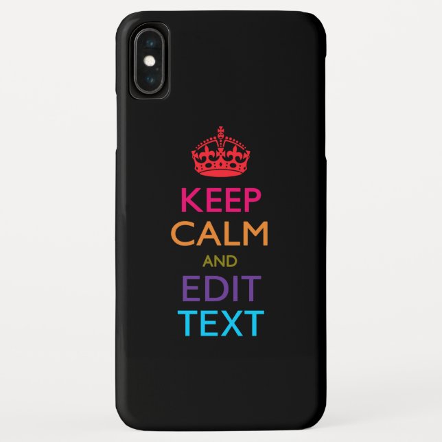 Coques Case-Mate iPhone CALME DE CONSERVATION PERSONNALISÉ ET Éditer le te (Dos)