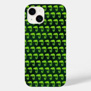 Coque Pour iPhone 14 Caméléon mignon vert