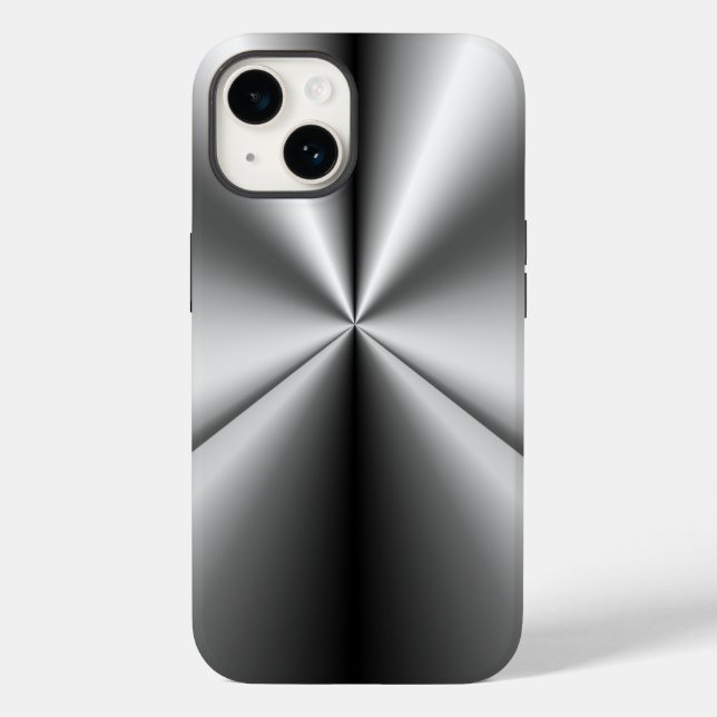 Coques Case-Mate iPhone Camion en métal brossé et rouleau (Verso)