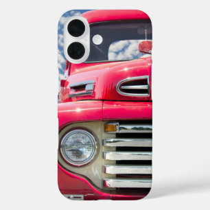 Coque Pour iPhone 16 Camion Red Retro Avec Dice Fuzzy