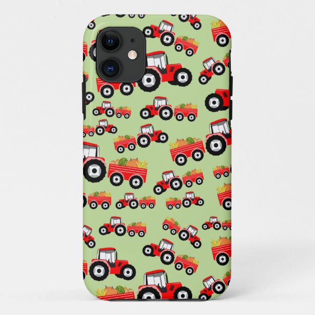 Coques Case-Mate iPhone Camion rouge produit de la ferme (Dos)