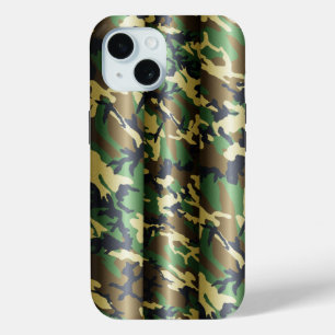 Coque Pour iPhone 15 Camion Woodland 3D
