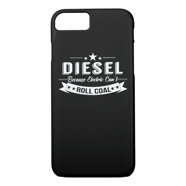 Coques Case-Mate iPhone Camions diesel puisque charbon biseauté électrique (Dos)