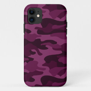 Case-Mate iPhone Case Camo de couleur violette tyrienne