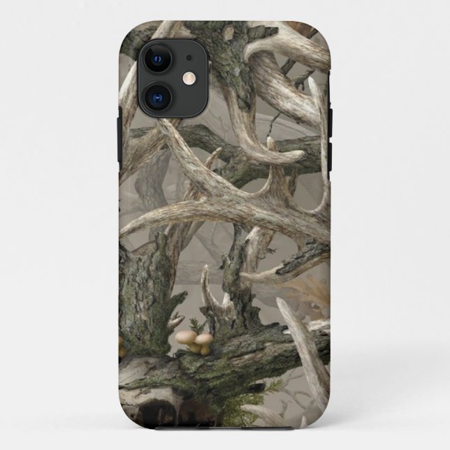 Coques Case-Mate iPhone Camo de crâne de cerfs communs de région (Dos)