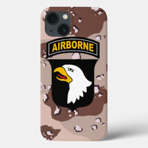 Coques Pour iPhone Camo de la 101e division aéroportée "Eagles hurlan