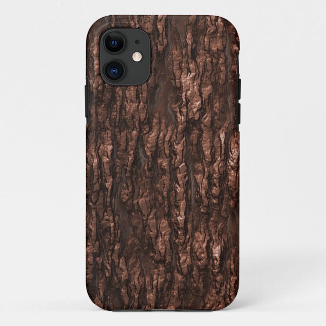 Coques Case-Mate iPhone Camo : écorce Brown (Dos)
