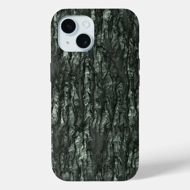 Coques Case-Mate iPhone Camo : écorce verte (Verso)