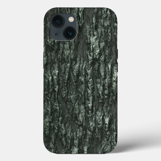 Coques Case-Mate iPhone Camo - écorce verte (Verso)